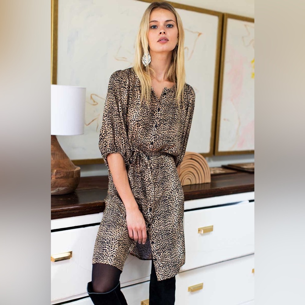 Emerson Fry Fiona Dress in Little Cheetah
